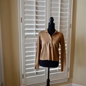 AYR Pima Cotton Collared Long Sleeve Shirt